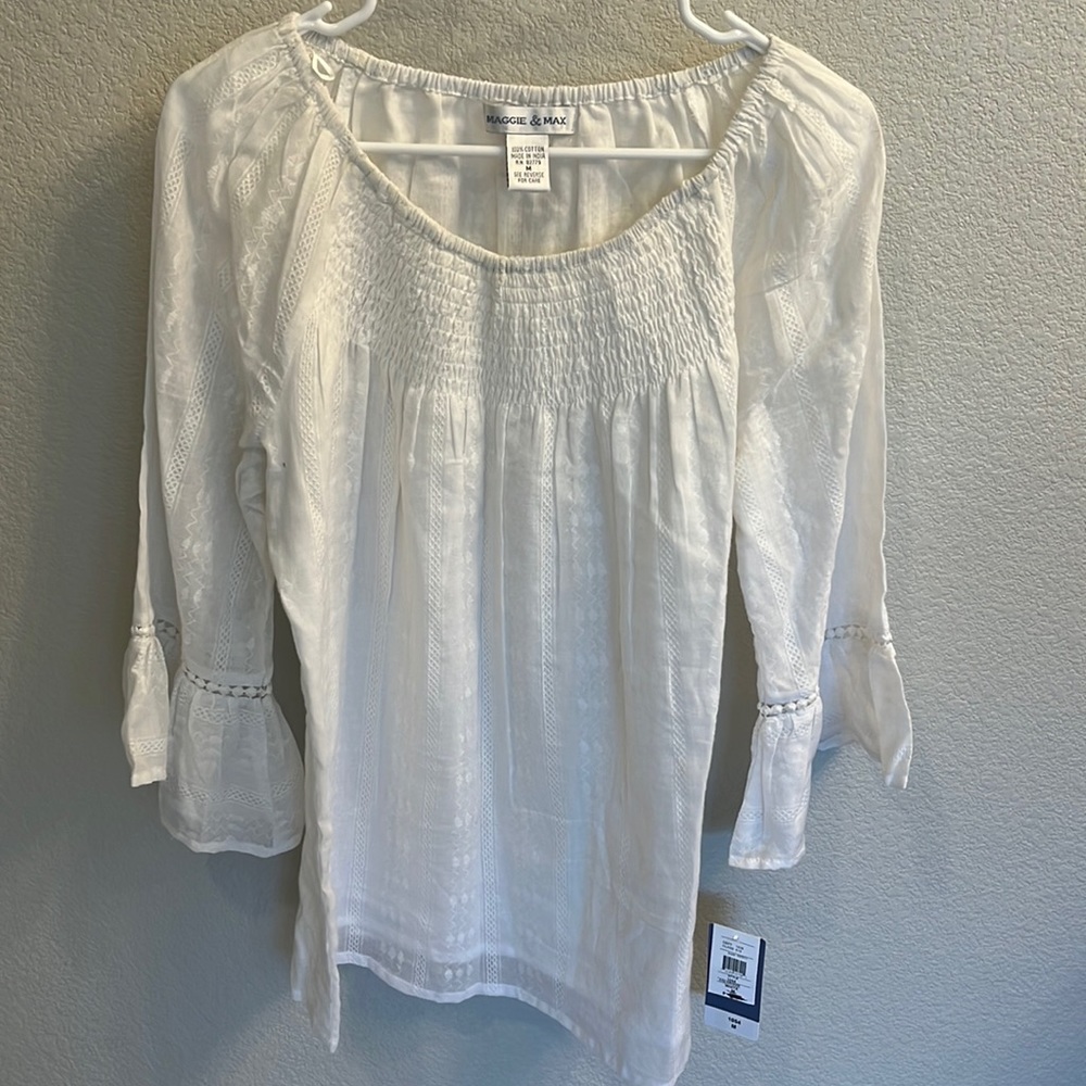 Maggie and Max NEW WITH TAGS. Smocked top